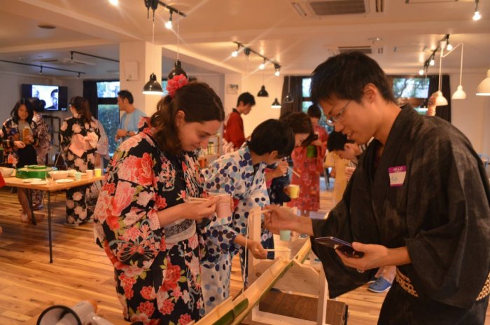 日本にいながら留学生活!
外国人比率50%×週2回英会話レッスン×国際交流パーティーと、日本にいながら英語漬け環境に身を置くことで英語特訓のできるシェアハウスです。
★現在『初期費用70000→40000円』キャンペーン中
ぜひこの機会にお得にご入居ください♪(´▽`)